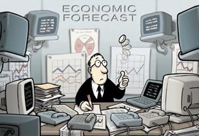 Economic forecast - ilustrace